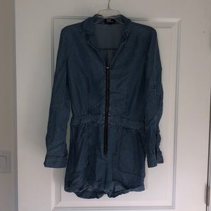 Soft denim Bebe romper